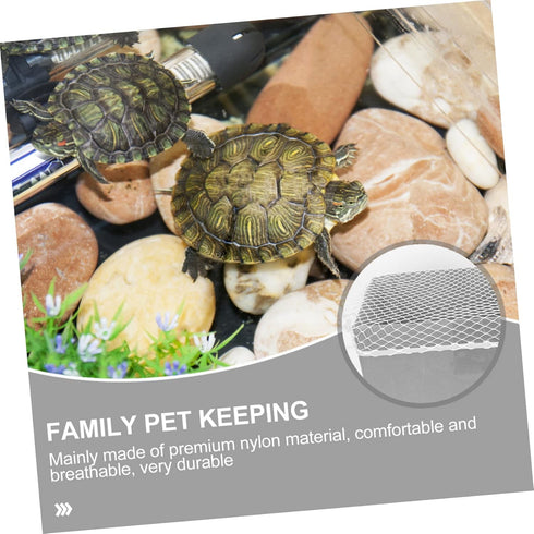 Turtle Tank Escape net Fish Separator net aquatainer mesh Fruit Bags DIY Aquarium Tree Faces Decor by Hohopeti