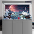 AWERT 24x16 inches Cosmic Reptile Habitat Background, Parallel Space Fish Tank Background for Desert Terrarium