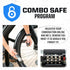 2FT/6FT/10FT 12mm Kryptonite KryptoFlex Bike Lock Cable, Long Thick Heavy Duty Braided Steel Cable Anti-Theft Security