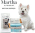 Martha Stewart Pets Waste Bag Dispenser with 30 Unscented, Tear-Resistant Dog Poop Bags