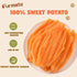 Fiber,10.58 oz Sweet Potato Chews for Dogs, Healthy Dog Training Treats Low Fat, Human Grade Single Ingredient Dried