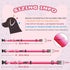 Martingale Dog Collar, Pink Light-Reflective Polyester for Whippets, Greyhounds, No-Pull No-Escape Adjustable Collars