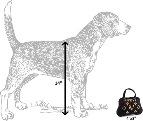 Dog Diggin Designs Runway Pup Collection | Unique Plush Squeaky Parody Dog Toys – Haute Couture Purses & Handbags