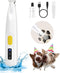Upgraded Dog Paw Trimmer with LED Light, 18 mm Widen Blade, Low Noise, Waterproof, Rechargeable Clipper