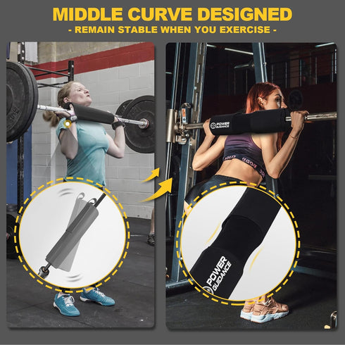 POWER GUIDANCE Barbell Squat Pad - Neck & Shoulder Protective Pad with Anti-Skid Points for Squats, Lunges,