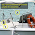 SHENGHUISS Bimini Top Cap Eye End Boat Fitting, Stainless Steel 316 Marine Hardware with L Shape Hex Key