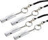 Noopel Emergency Whistles, Lifeguard Safety Whistle with Lanyard and Keychain for Outdoor Camping Hiking Boating