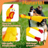 Xeehwb 3 Chicken,12 Inch Pcs Large Rubber Yellow Rubber Squawking Chickens,Screaming Chicken Dog Toys,Prank Noise Maker