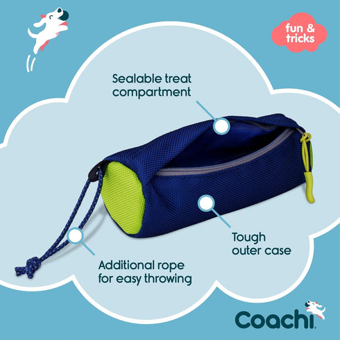 Coachi Fetch & Reward, Interactive Training Toy for Dogs and Puppies, Practice Recall Training, Hidden Treats, Teaching