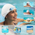 Firesara Fabric Swim Cap, High Elasticity Swimming Cap for Long Short Hair, One Size for Women Kids