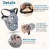 BARKLESS Short Snout Dog Muzzle, Soft Silicone Flat Faced Muzzle for French Bulldog, Shih Tzu, Pug