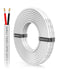 NAOEVO 8 Gauge Marine Wire, Duplex Marine Grade 8 AWG Stranded PVC Wire, Waterproof for Boat/Automotive/RV/Solar (15FT)