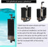 Carefree Fish Aquarium Filter Sponge Fish Tank Quiet Bubble Filter with 3 Sponges and 1 Bag of Filtered Ceramic Balls for Salt Water and Fresh Water(not Included Air Pump)