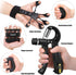 Grip Strength Trainer - Hand Grip Strengthener, Finger Exerciser, Forearm Workout Ring for Muscle Building and Recovery