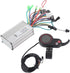 Zerone Electric Bike Speed Motor with LCD Display Control Panel and Shift Switch Accessory