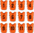 PATIKIL Soccer Training Vest, 12 Pack Team Sports Pinnies Reversible Numbered Soccer