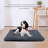 Reversible Dog Bed Mat, Plush and Corn Velvet, Soft Warm Pet Cushion, Washable Sleeping Mattress Bed for Small Medium