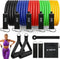Resistance Bands for Working Out - Set of Fitness Bands, Stretch Bands for Exercise, Includes Door Anchors