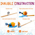 Kids Fishing Pole, Telescopic Fishing Rod, Toddler Collapsible Combo with Tackle Box, Reel, and Lures