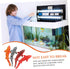 20Pcs Fish Shape Resin Aquarium Supply Paper Cup, Small Fish Tank Supplies, Luminous Fish Figure Decorations