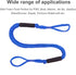 Jranter Bungee Dock Lines - 4 Feet Bungee Shock Cords for Boat, PWC, Jet Ski, Kayak, Canoe (4 Packs)