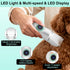 5 1, Trimmer TBTeek Dog Clippers with LED Light, Cordless Dog Grooming Kit in Rechargeable Quiet Pet Clippers Paw Nail