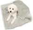 Kritter Planet Waterproof Puppy Blanket for Small Dogs - Pee Proof Sherpa Fleece Cover for Couch & Bed Protector
