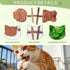 Generic 3PCS Creative Fish Bone Cat Toy,Purrident - Fix Your Cats Dental Health, Interactive Kitten Chew Toy Supports