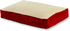 Happy Hounds Willow Rectangle Reversible Sherpa Pillow Cat Bed, Crimson