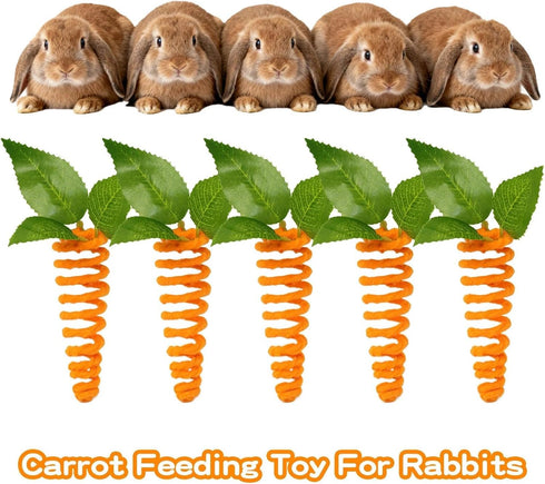 Hollima 5 Chinchilla Pcs Rabbit Forage Toys, Toys Enrichment for Boredom, Feed Game Slow Feeder, Snuffle Ball Treat