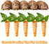 Hollima 5 Chinchilla Pcs Rabbit Forage Toys, Toys Enrichment for Boredom, Feed Game Slow Feeder, Snuffle Ball Treat
