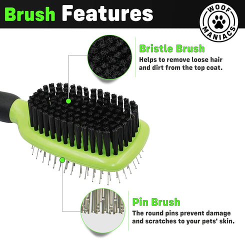 Doodle Grooming Kit with Carrying Case - Includes Slicker Brush, Dematting Comb, Grooming Scissors & Detangling Brush