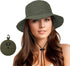 Zando Waterproof Bucket Hat for Men and Women, Packable Rain Hat with UPF 50+ Sun Protection for Outdoor Activities