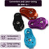 JEELAD Aluminum Alloy 26kN Climbing Pulley - Single Sheave Rescue Pulley for Hauling Outdoor Zipline Rigging