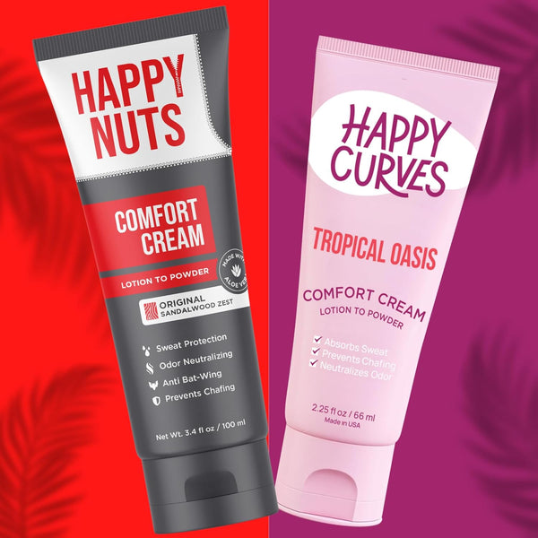HAPPY NUTS & HAPPY CURVES Comfort Cream His (3.4 oz) and Hers