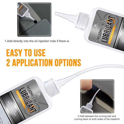 7oz 100% DecorRom Silicone Treadmill Lubricant - Treadmill Lube with Application Tubes, Silicone Oil for Most Treadmill