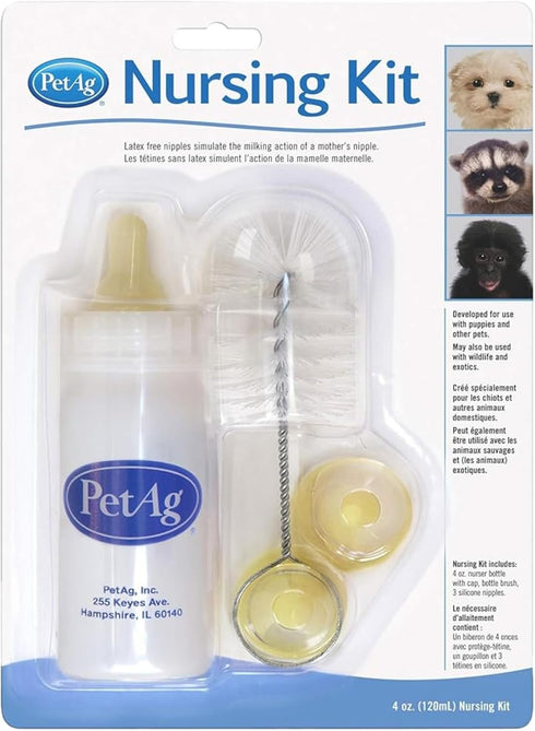 PetAg Pet-Ag Nursing Kit - 4 oz - Promotes The Natural Feeding of