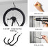 Heavy Duty Bike Hooks 6-Pack, Bicycle Storage Hanger for Ceiling, Utility Hooks for Wall, Garage, Garden Organization
