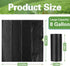 100 5-8 Portable Toilet Bags, Biodegradable with Drawstring & Lemon Scent, for Gallon Bucket Seat for Outdoor Camping