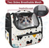 Seamless (2) Baby Pattern with Hearts Pet Travel Carrier | Ventilated Comfortable Design with Safety Features | Ideal