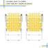 HEPMIMZHU 2 120kg Pcs Folding Portable Beach Chair, High Back Low Seat Lightweight Beach Chairs for Beach Tent Camping
