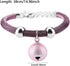 Adjustable Nylon Cat Collar with Bell, Safety Collar for Cats (Pink)