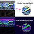 48X24IN Blacklight Vincent Van Gogh Aquarium Background, UV Fish Tank Background Art with 10 EVA Tape