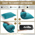 Ivellow Memory Foam Travel Pillow, Compressible Camping Pillow for Sleeping, Compact Firm Support for Outdoor