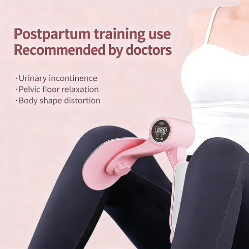 35 LBS Pelvic Floor Exercise Devices, Tension Value, Inner Thigh Exerciser, Thigh Trainer for Women & Men, Home Fitness