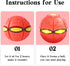 FZHZVVZPY 3 Pack 6 Magic Bouncing Pop Up Balls with LED Lights for Kids, Dual Form Meta Ball Transforming Design