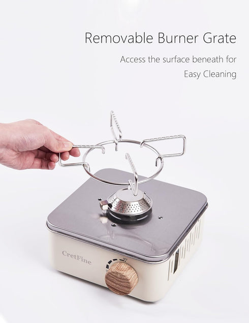 Portable Butane Camping Mini Gas Stove with Carrying Bag for Outdoor Cooking