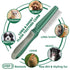 Dog Brush for Shedding, 7 PCS Grooming Brush Kit for De-furring, Slicker Brush, Undercoat Rake, and Nail Clipper