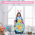 Set 12 Yquqwn Easter Chicken Dart Board Game with Sticky Balls, Easter Basket Stuffers Eggs Filled Gifts for Kids