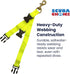 Scuba Choice Diving BC Fin & Mask Keeper with Quick Release Lanyard – Yellow/Black, Adjustable Straps